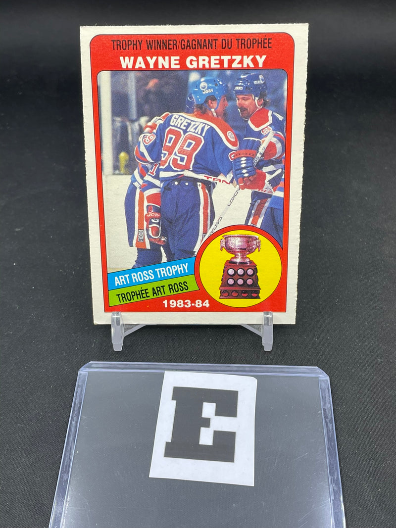 1984 O-PEE-CHEE - ART ROSS TROPHY - W. GRETZKY -