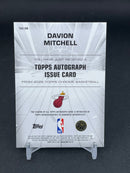 2025 TOPPS CHROME - GREEN REFRACTOR - D. MITCHELL - #TAU-DM - #'D/99 - AUTOGRAPH