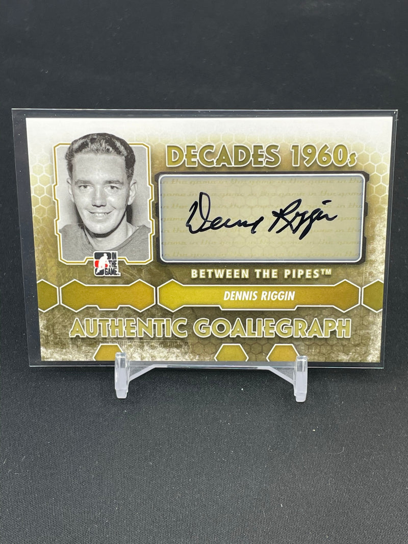 2012 IN THE GAME BETWEEN THE PIPES - DECADES - D. RIGGIN -