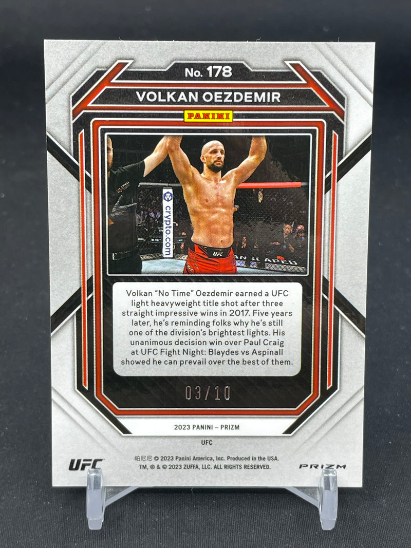 2023 PANINI PRIZM - GOLD PRIZM - V. OEZDEMIR - #178 - #'D/10