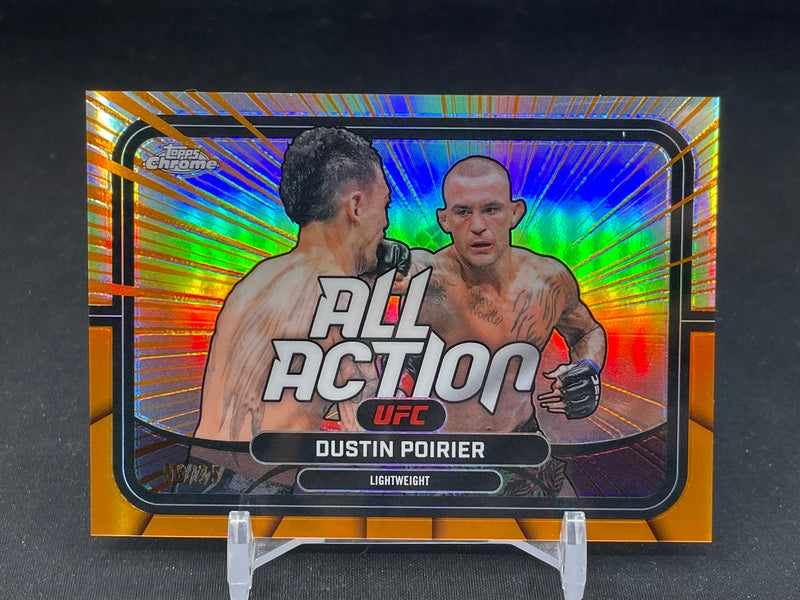 2026 TOPPS CHROME - ORANGE - ALL ACTION - D. POIRIER - #AA-18 - #'D/25