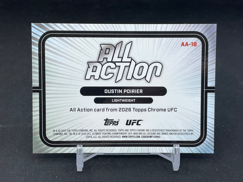 2026 TOPPS CHROME - ORANGE - ALL ACTION - D. POIRIER - #AA-18 - #'D/25