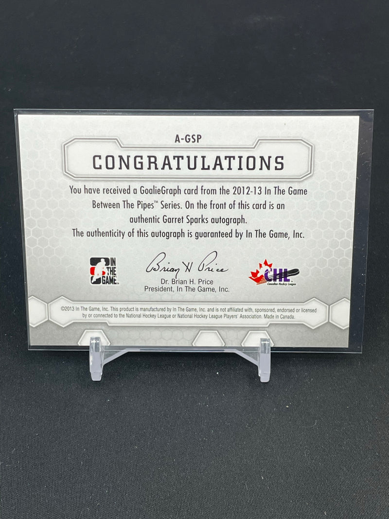 2012 IN THE GAME BETWEEN THE PIPES - CHL PROSPECTS - G. SPARKS -