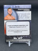 2026 TOPPS STADIUM CLUB - GOLD - F. MARSHALL - #BAV-FML - #'D/50 - AUTOGRAPH - RC