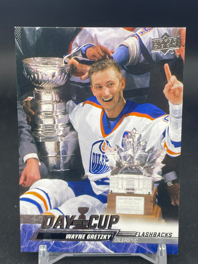 2022 UPPER DECK SERIES ONE - DAY WITH THE CUP FLASHBACKS - W. GRETZKY -