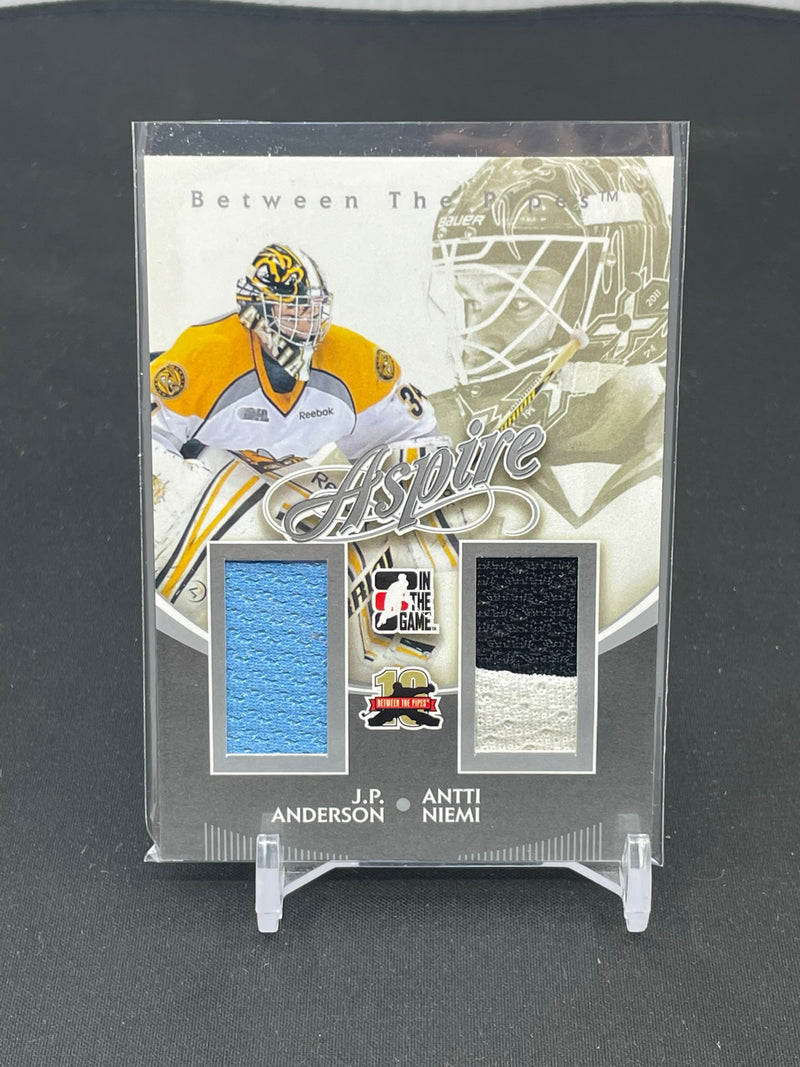 2011 IN THE GAME BETWEEN THE PIPES - SILVER VERSION - ASPIRE - J. ANDERSON / A. NIEMI -