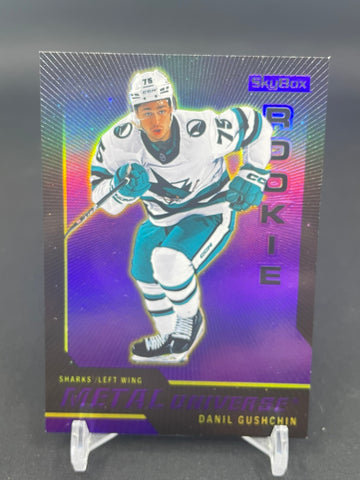 2023 UPPER DECK SKYBOX METAL UNIVERSE - PURPLE - 2008 ROOKIE RETRO - D. GUSHCHIN - #R-43 - #'D/199 - RC