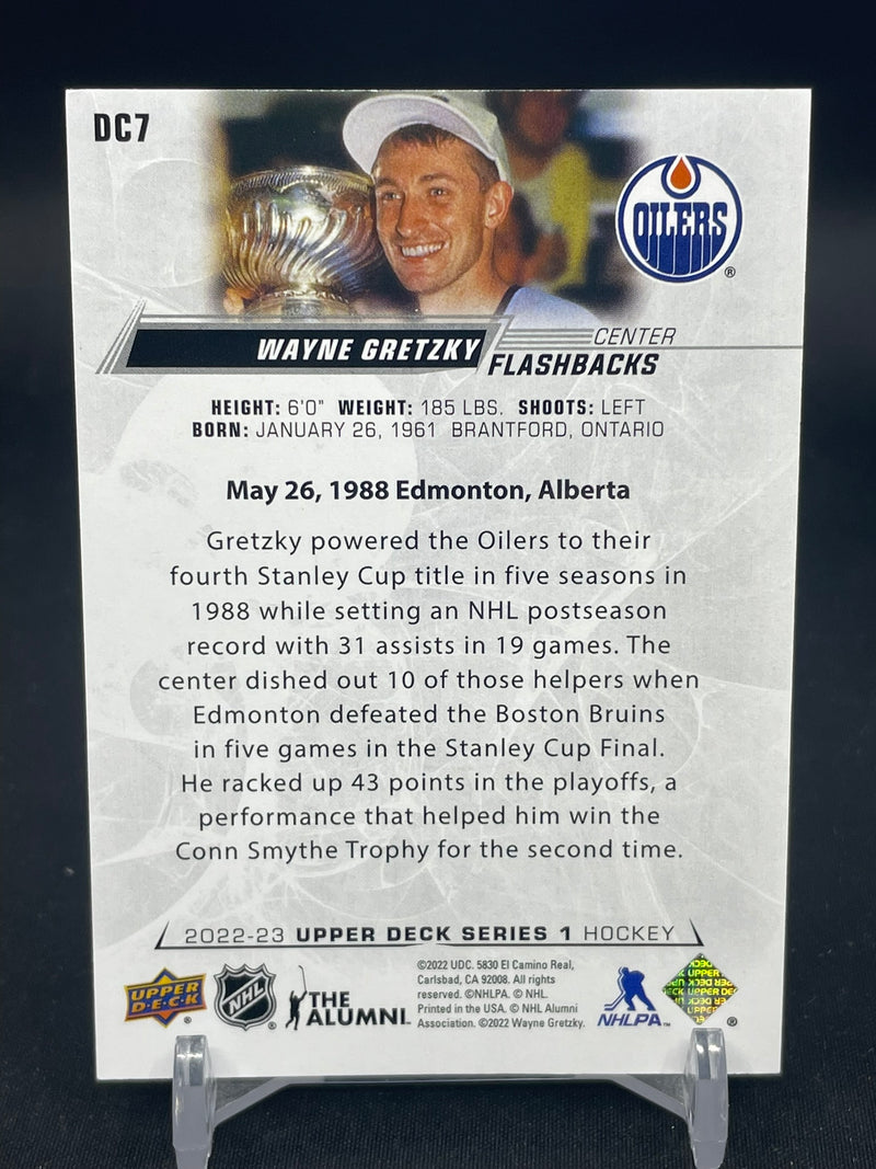 2022 UPPER DECK SERIES ONE - DAY WITH THE CUP FLASHBACKS - W. GRETZKY -