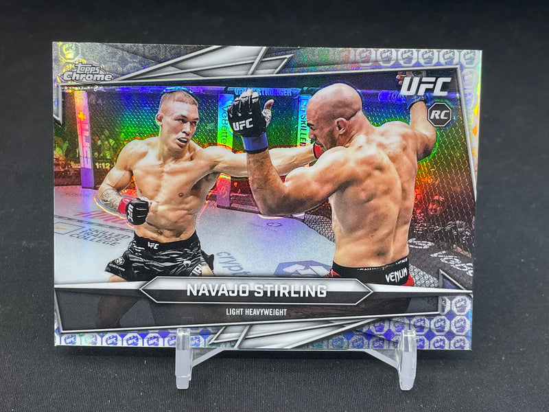 2026 TOPPS CHROME - UFC GLOVE REFRACTOR - N. STIRLING -