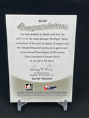 2011 IN THE GAME BETWEEN THE PIPES - SILVER VERSION - ASPIRE - P. MRAZEK / J. HOWARD -