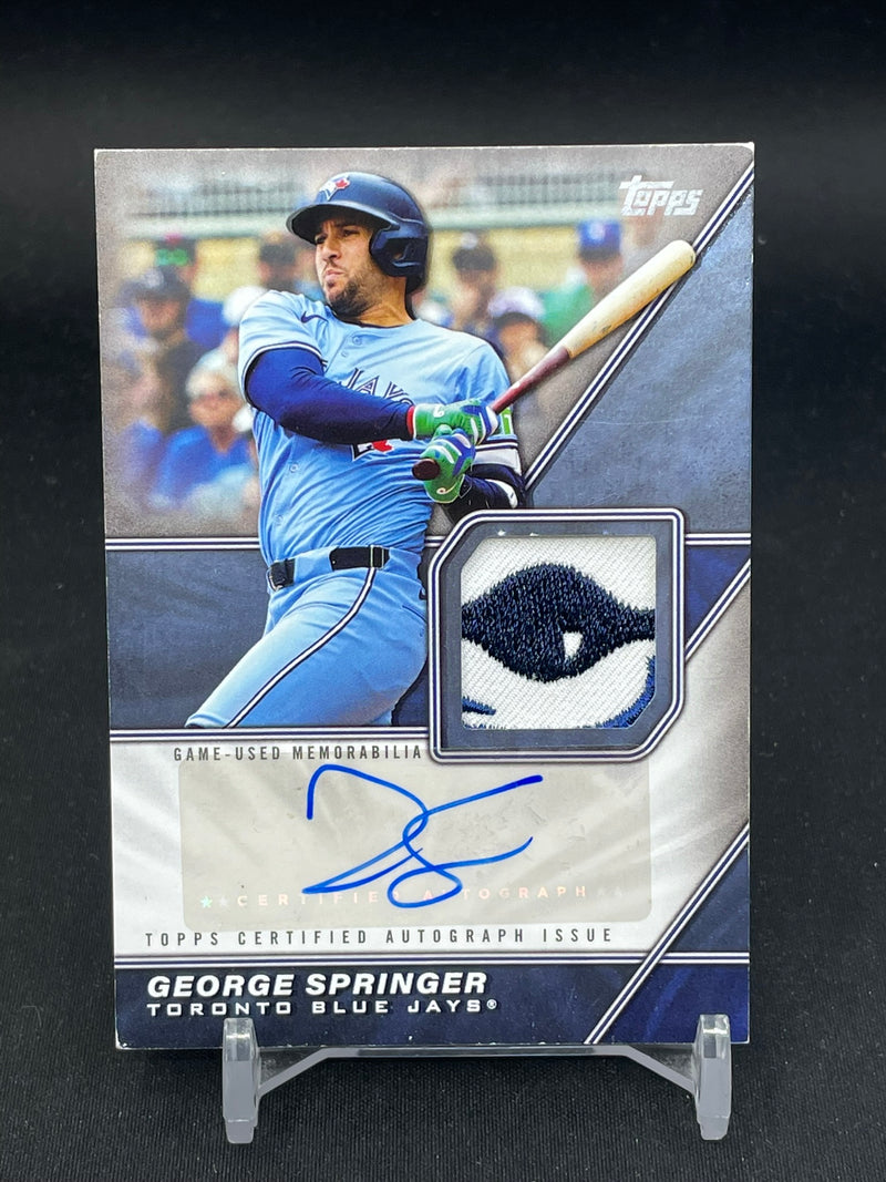 2026 TOPPS SERIES ONE - MAJOR LEAGUE MATERTIAL AUTO - G. SPRINGER - #MLMA-GS - #'D/1 - RELIC - AUTOGRAPH