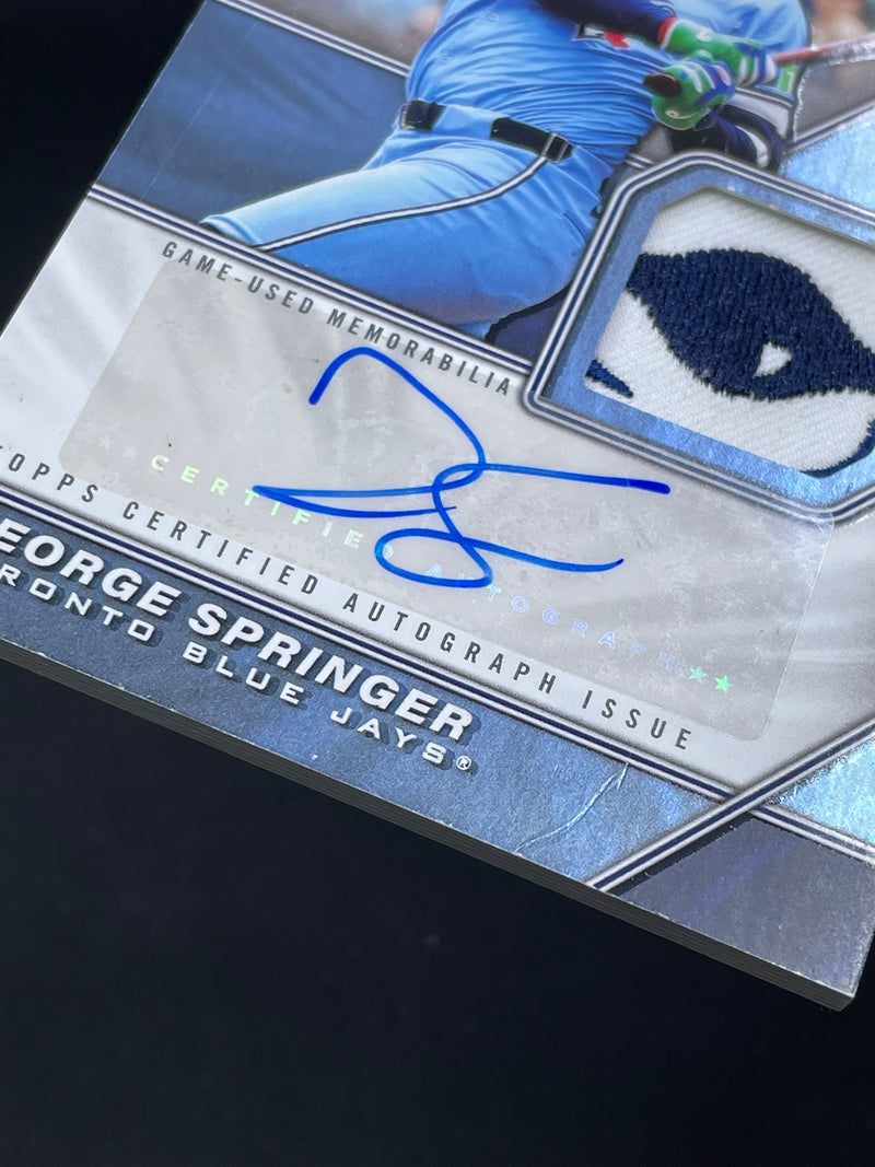 2026 TOPPS SERIES ONE - MAJOR LEAGUE MATERTIAL AUTO - G. SPRINGER - #MLMA-GS - #'D/1 - RELIC - AUTOGRAPH