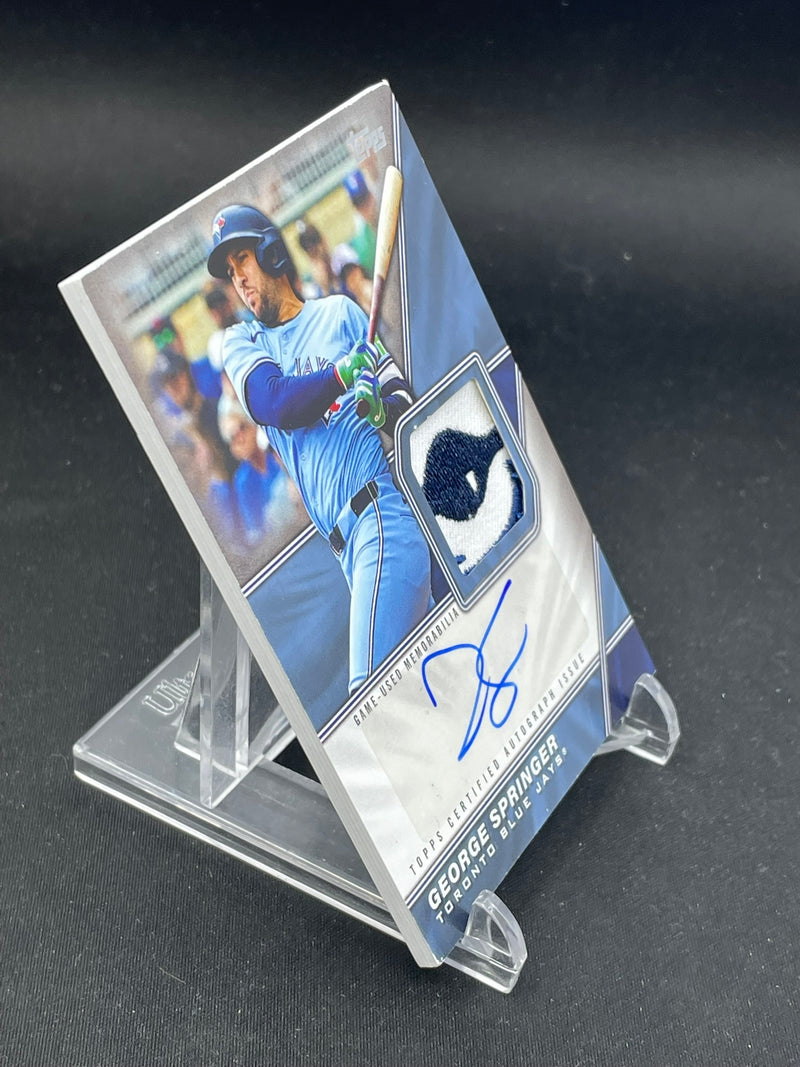 2026 TOPPS SERIES ONE - MAJOR LEAGUE MATERTIAL AUTO - G. SPRINGER - #MLMA-GS - #'D/1 - RELIC - AUTOGRAPH