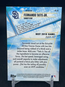 2019 TOPPS BOWMAN'S BEST - REFRACTOR - F. TATIS JR. -