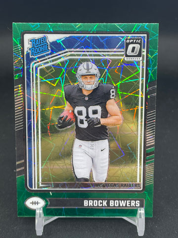 2024 PANINI DONRUSS OPTIC - GREEN VELOCITY - RATED ROOKIE - B. BOWERS - #215 - RC