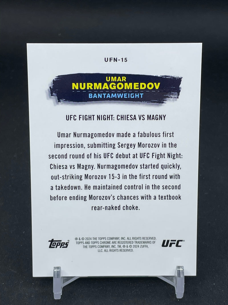 2024 TOPPS CHROME - UFC FIGHT NIGHT - U. NURMAGOMEDOV -