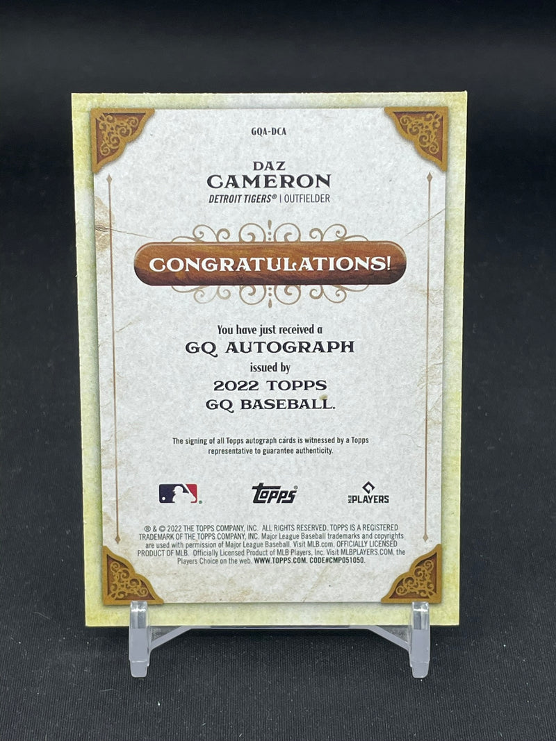 2022 TOPPS GYPSY QUEEN - NO NAME SP - D. CAMERON -