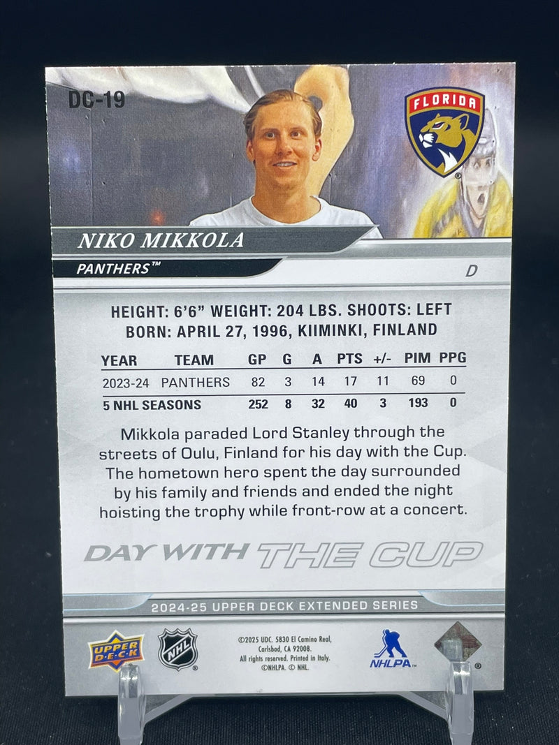 2024 UPPER DECK EXTENDED SERIES - DAY WITH THE CUP - N. MIKKOLA -