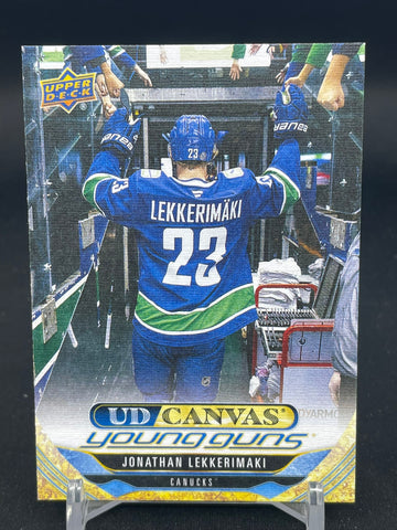 2024 UPPER DECK EXTENDED SERIES - UD CANVAS - YOUNG GUNS - J. LEKKERIMAKI - #C364 - RC