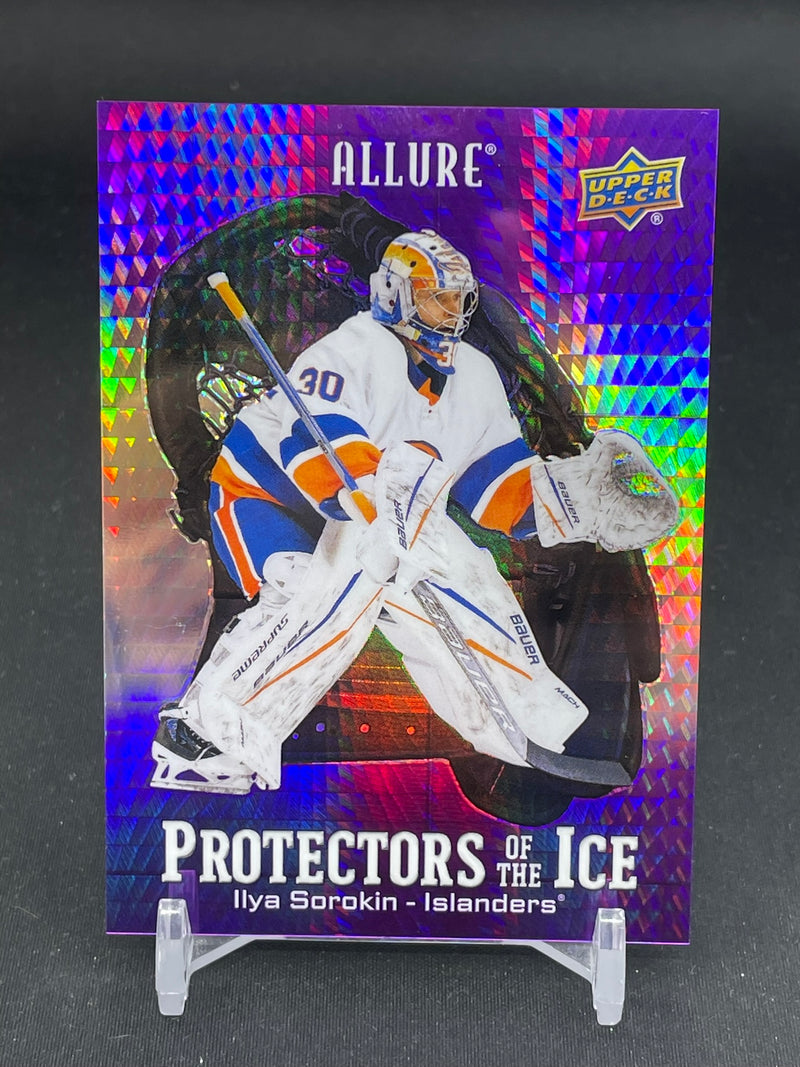 2024 UPPER DECK ALLURE - PURPLE SPECTRUM - PROTECTORS OF THE ICE - I. SOROKIN - #PI-5 - #'D/25