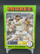 2024 TOPPS HERITAGE HIGH NUMBER - GREEN - MINI - M. WALDRON -