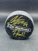 LONDON KNIGHTS AUTOGRAPHED PUCK - 4X SIGNATURES - NO AUTHENTICATION
