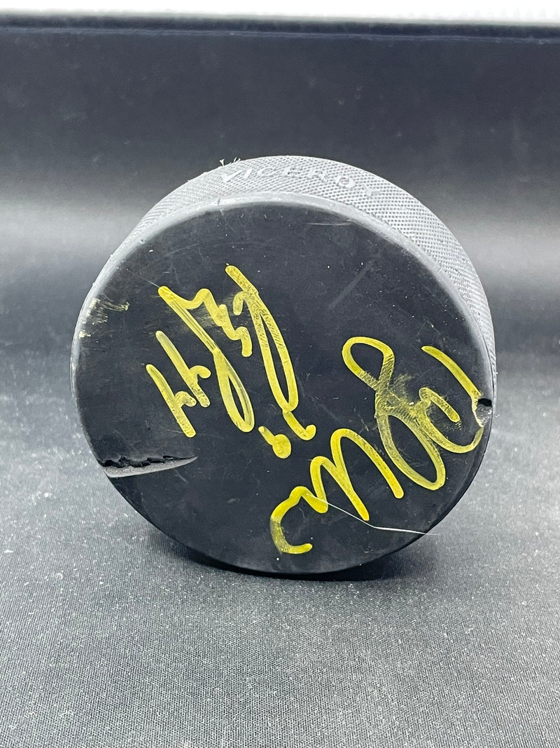 LONDON KNIGHTS AUTOGRAPHED PUCK - 4X SIGNATURES - NO AUTHENTICATION