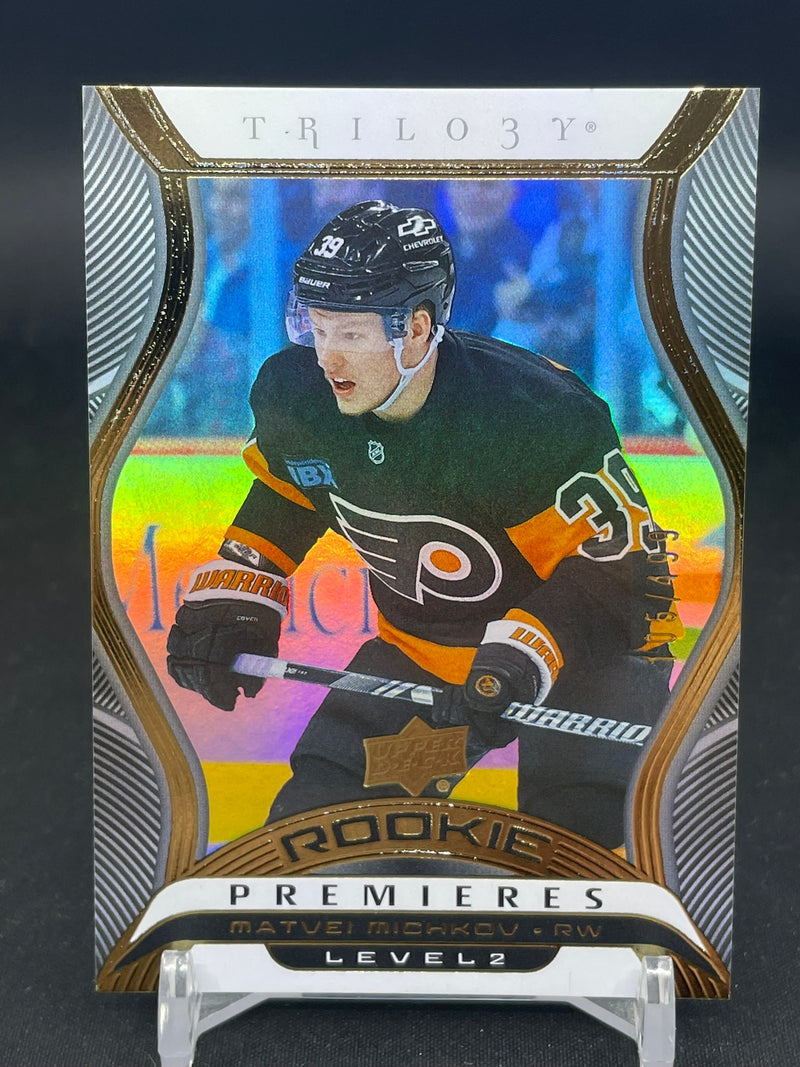 2024 UPPER DECK EXTENDED SERIES - TRILOGY ROOKIE PREMIERES - M. MICHKOV - #T-24 - #'D/499 - RC