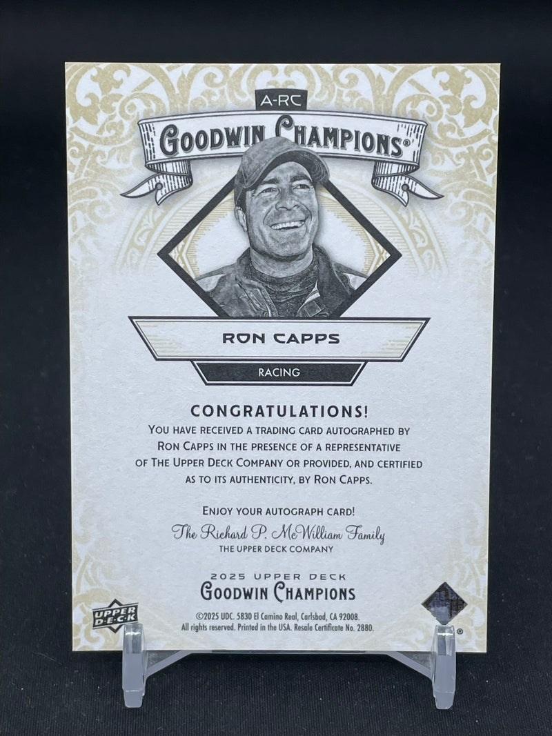 2025 UPPER DECK GOODWIN CHAMPIONS - AUTOGRAPHS - R. CAPPS -