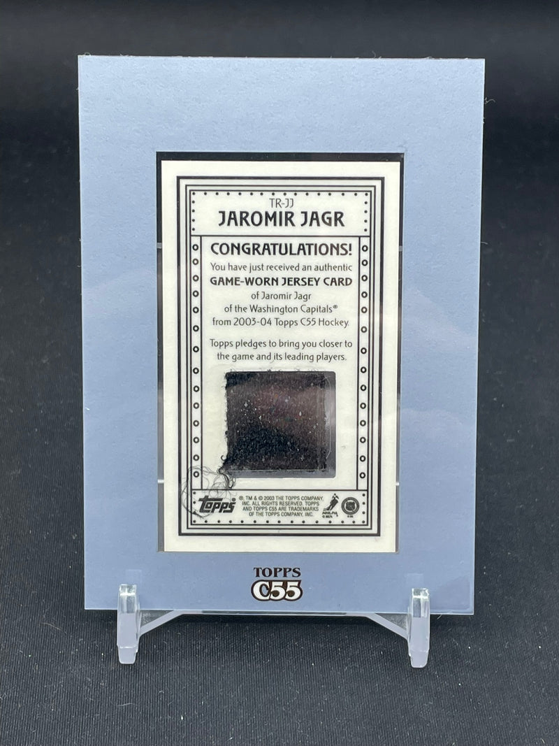 2003 TOPPS C55 - FRAMED MINI RELICS - J. JAGR -