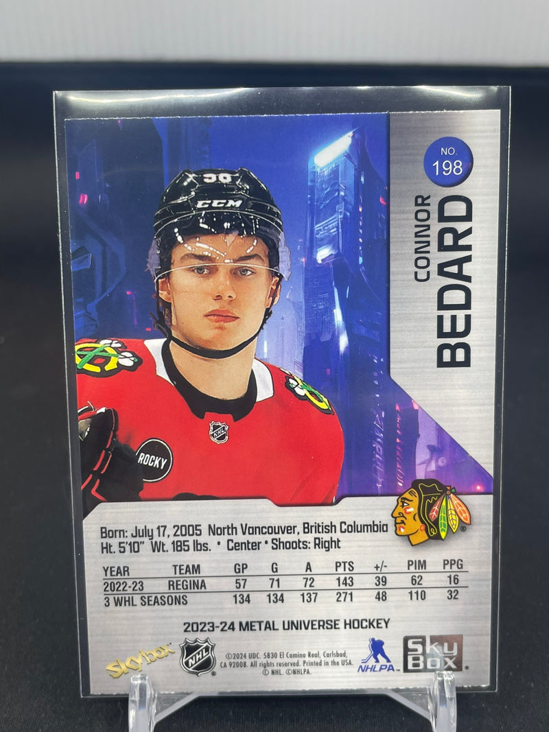 2023 UPPER DECK SKYBOX METAL UNIVERSE - C. BEDARD -