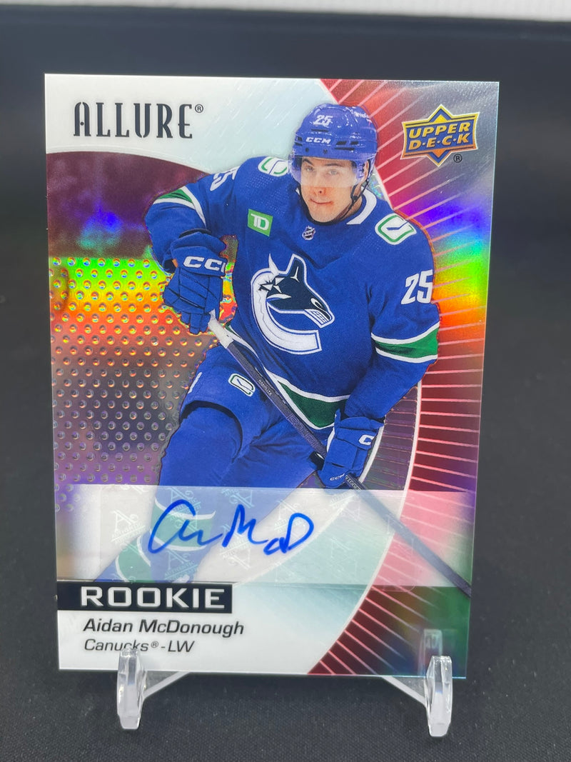 2023 UPPER DECK ALLURE - RED RAINBOW AUTO - A. MCDONOUGH -