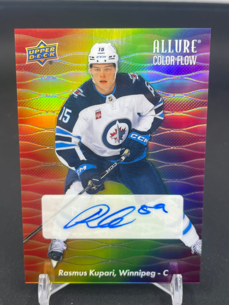 2023 UPPER DECK ALLURE - COLOR FLOW - FULL RAINBOW AUTO - R. KUPARI -
