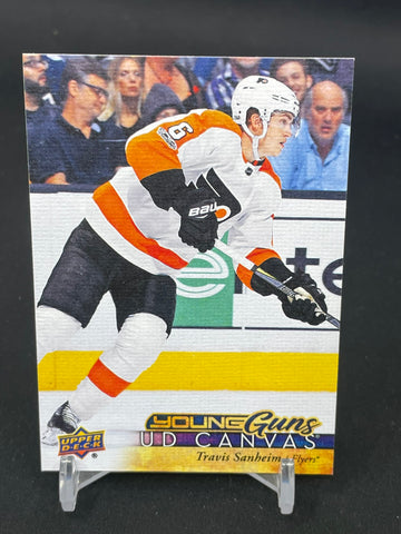 2017 UPPER DECK SERIES ONE - UD CANVAS - YOUNG GUNS - T. SANHEIM - #C117 - RC