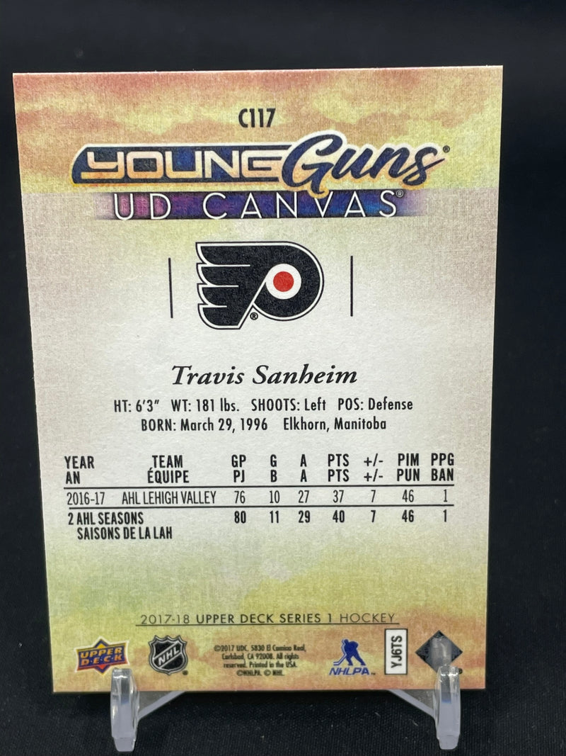 2017 UPPER DECK SERIES ONE - UD CANVAS - YOUNG GUNS - T. SANHEIM -