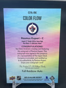 2023 UPPER DECK ALLURE - COLOR FLOW - FULL RAINBOW AUTO - R. KUPARI -
