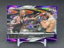 2026 TOPPS CHROME - PURPLE RAYWAVE REFRACTOR - I. ADESANYA - #197 - #'D/75