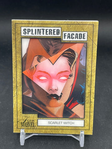 2023 UPPER DECK MARVEL FLAIR - SPLINTERED FACADE - SCARLET WITCH - #SF-21