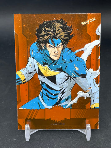 2024 UPPER DECK SKYBOX METAL UNIVERSE MARVEL - ORANGE - JUSTICE - #25 - #'D/25