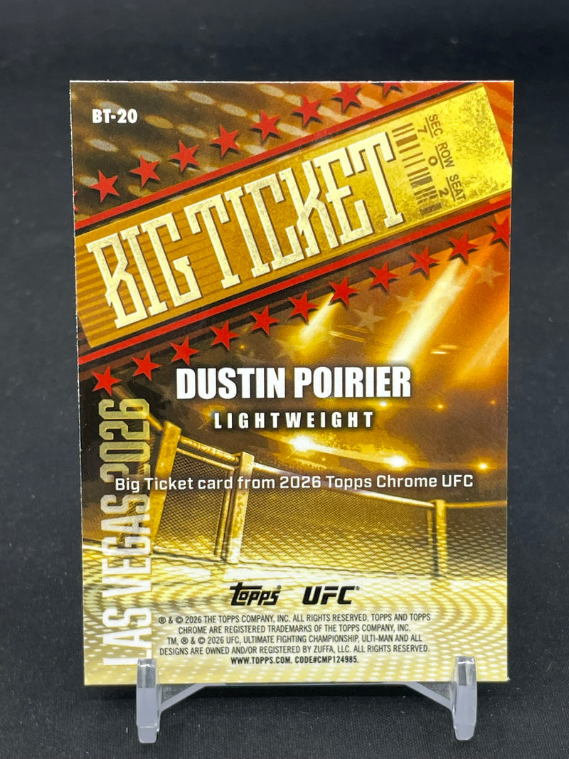 2026 TOPPS CHROME - BIG TICKET - D. POIRIER -