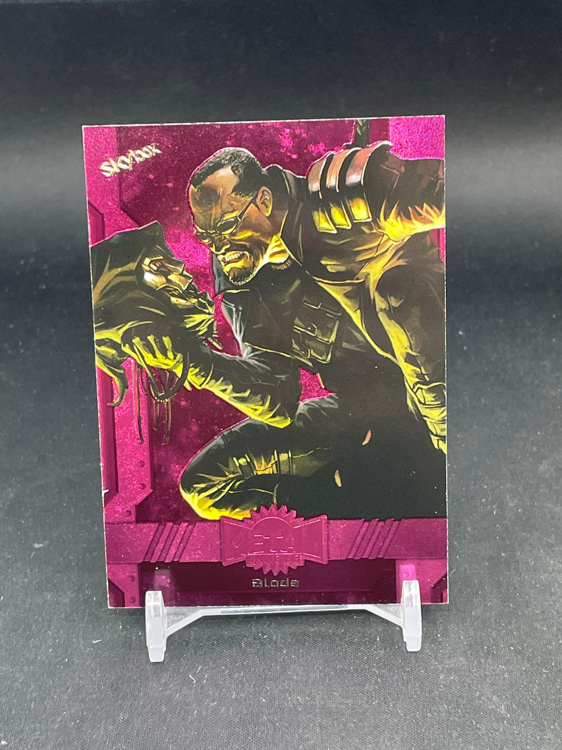2024 UPPER DECK SKYBOX METAL UNIVERSE MARVEL - PINK - BLADE - #82 - #'D/75