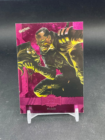 2024 UPPER DECK SKYBOX METAL UNIVERSE MARVEL - PINK - BLADE - #82 - #'D/75