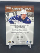 2023 UPPER DECK ALLURE - ORANGE - LUMBER MASTERS - N. EHLERS - #LM-20 - #'D/399