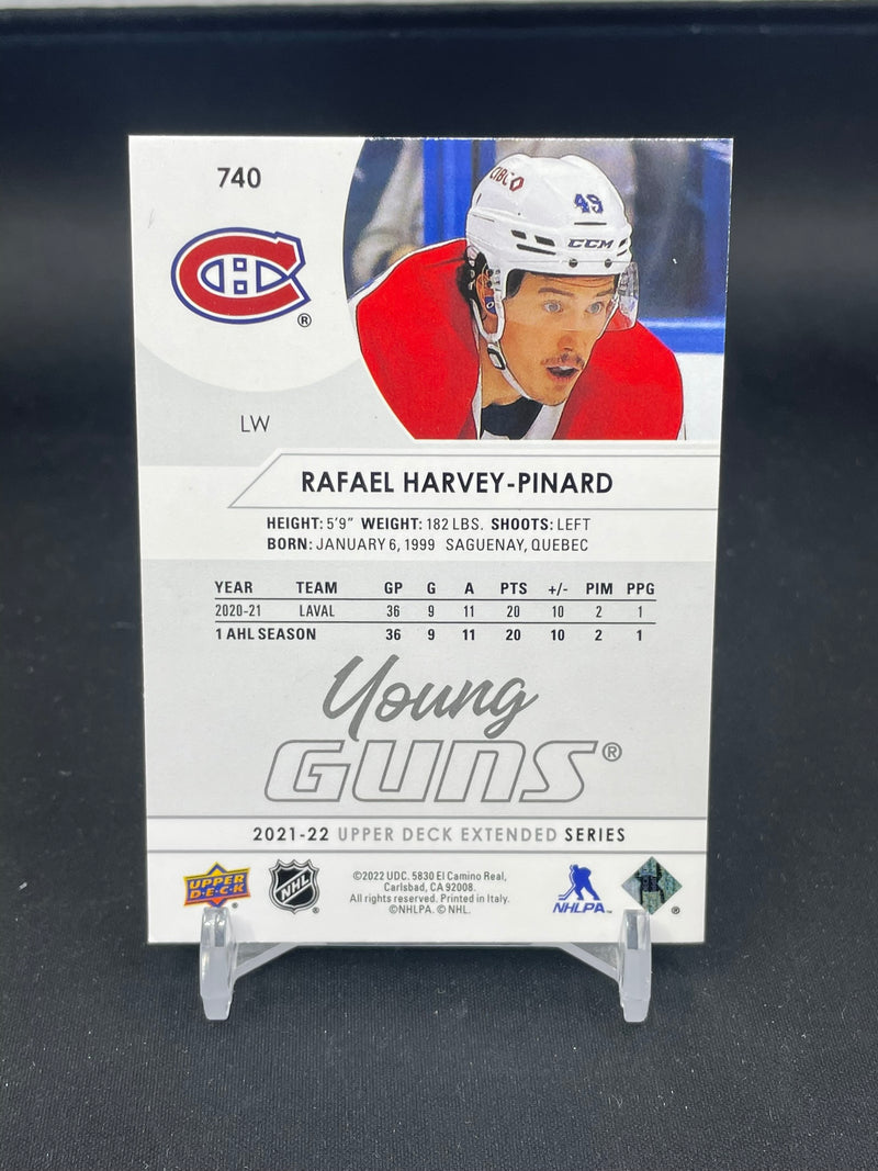 2021 UPPER DECK EXTENDED SERIES - YOUNG GUNS - R. HARVEY-PINARD -