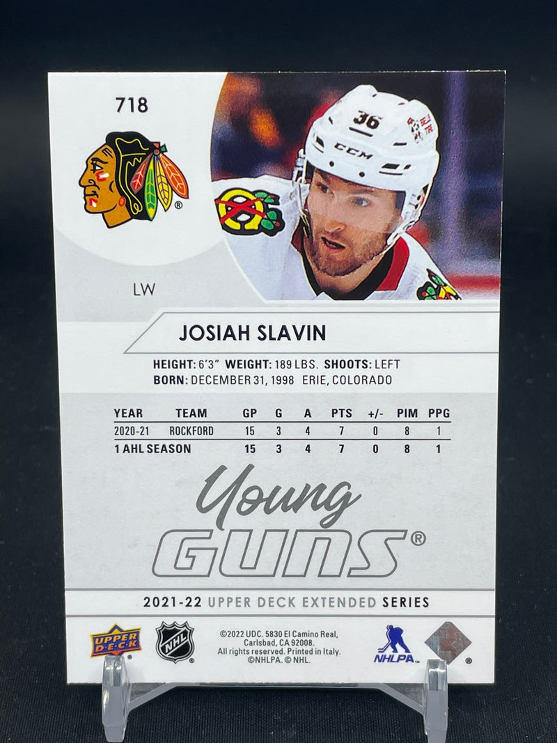 2021 UPPER DECK EXTENDED SERIES - YOUNG GUNS - J. SLAVIN -