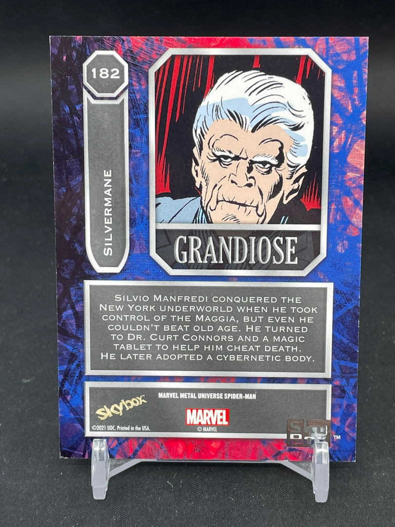 2022 UPPER DECK SKYBOX METAL UNIVERSE MARVEL - GRANDIOSE - SILVERMANE -