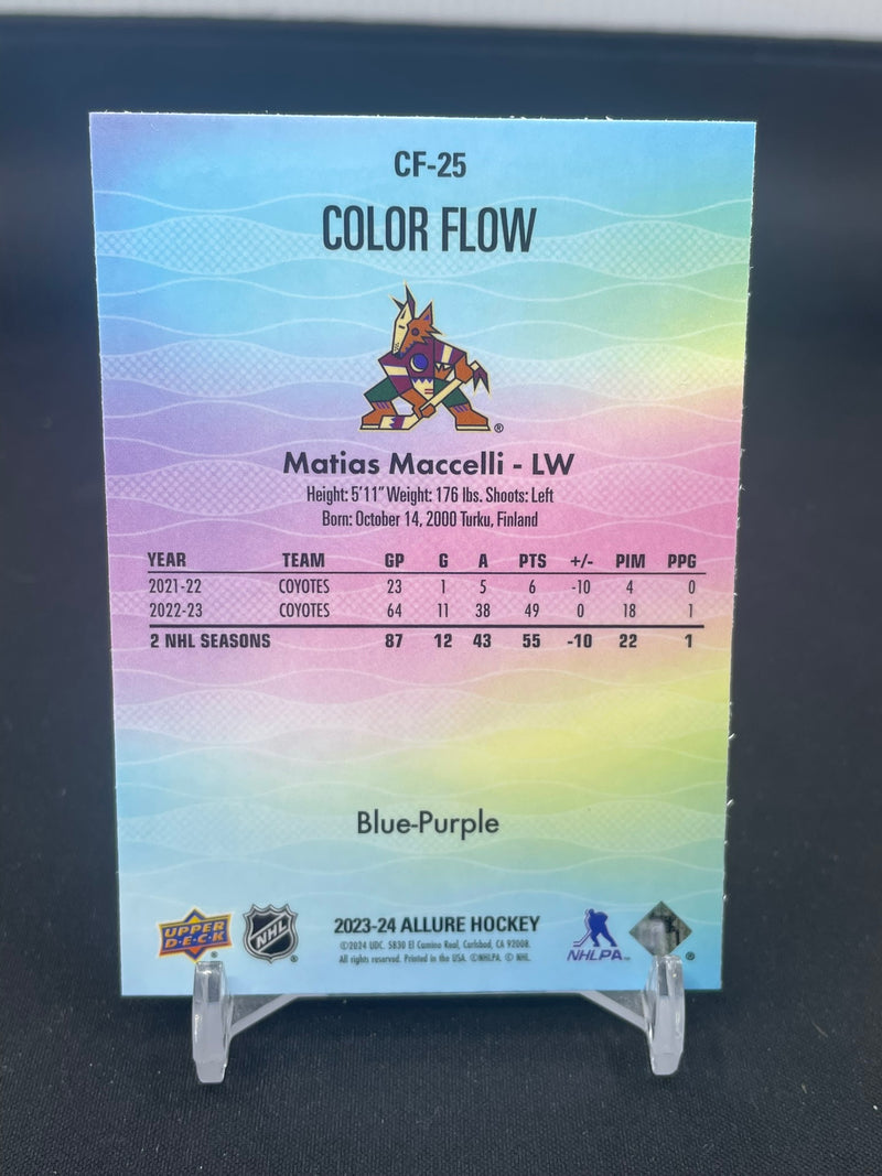 2023 UPPER DECK ALLURE - BLUE-PURPLE COLOR FLOW - SELECT YOUR PLAYER