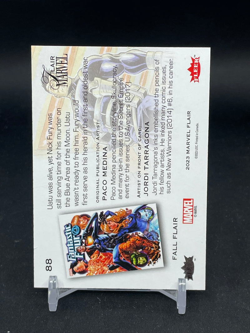 2023 UPPER DECK MARVEL FLAIR - FALL FLAIR - NICK FURY - #88 - #'D/299