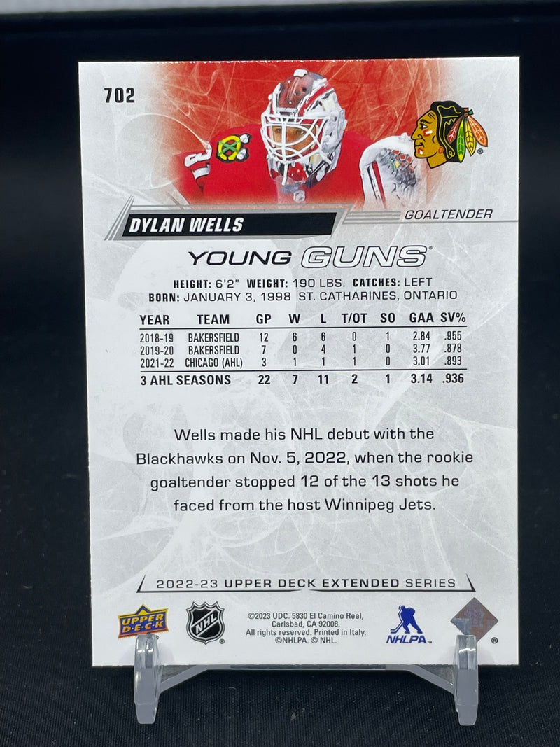 2022 UPPER DECK EXTENDED SERIES - YOUNG GUNS - D. WELLS -