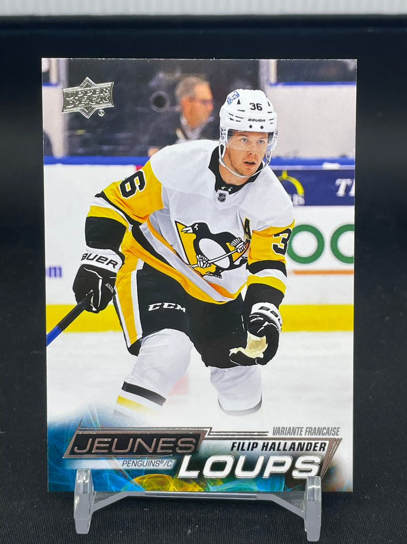 2022 UPPER DECK SERIES TWO - FRENCH VARIANT - YOUNG GUNS - F. HALLANDER -
